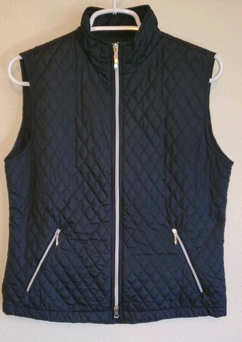 Page & Tuttle Women's Lightweight Puffer Vest Size Medium - Foto 1 di 11