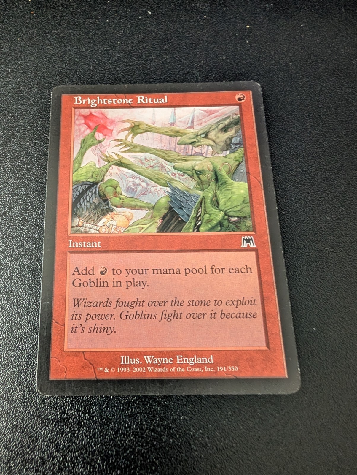 Brightstone Ritual : MTG Magic The Gathering / Onslaught #191 / LP