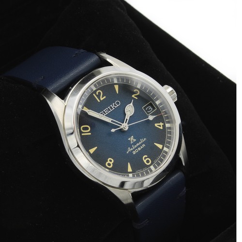 Seiko Alpinist Prospex Ref. 6R35-01B0 38mm Blue Dial Full Set #W161066-1 - Picture 2 of 7
