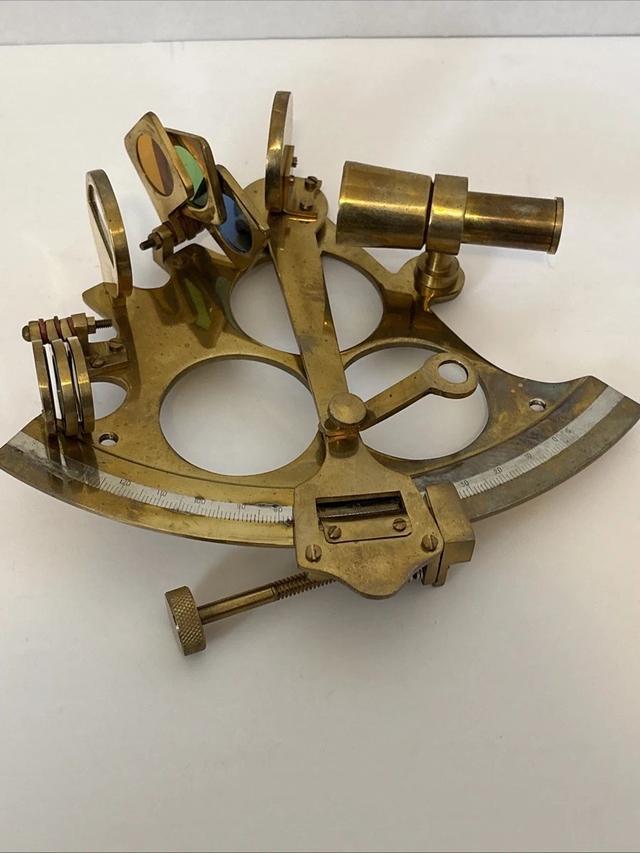 SEXTANT MARIN GRANDS instruments de navigation en laiton style vintage