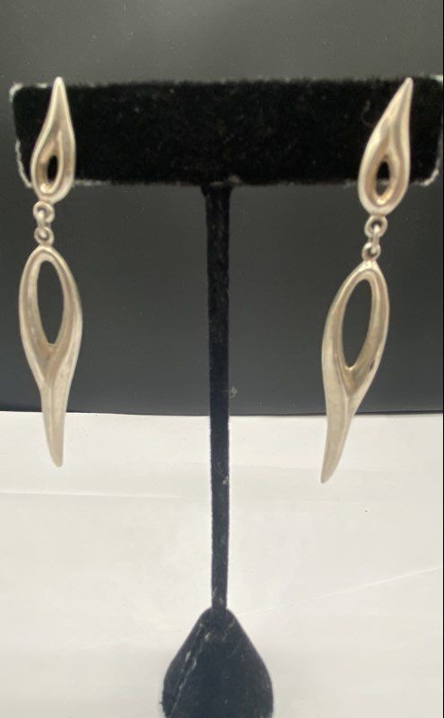 Sterling Silver Dangle Earrings Assorted Bundle 2… - image 5