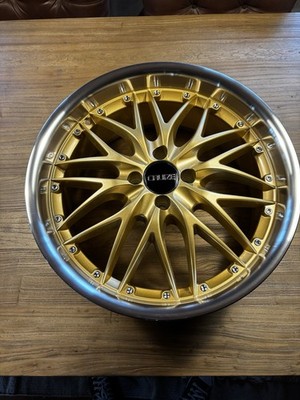 4 x Cruize wheels Felgen, Gold-Silber, 18 X 8J, absolut neuwertig