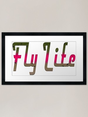 Das Fliegenleben Gerahmter Kunstdruck Gerahmtes Wandbild Poster Leinwanddruck Bild