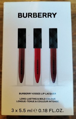 Burberry Kisses Lip Lacquer Set   3 x 5,5 ml (NEU)