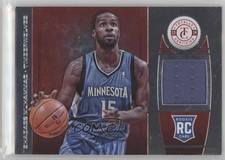 2013-14 Totally Certified Memorabilia Red 160/199 Shabazz Muhammad #195 0aa