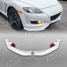 Pearl White For Mazda Rx8 2004-2008 Ms-style Pp Front Bumper Spoiler Lip