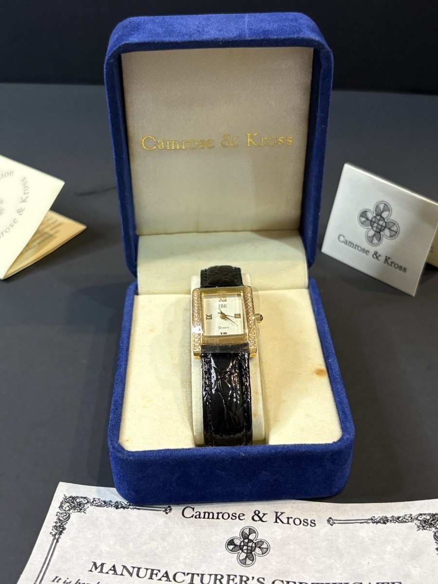 JBK Jacqueline Kennedy Tank Watch Camrose & Kross Gold  display picture 1