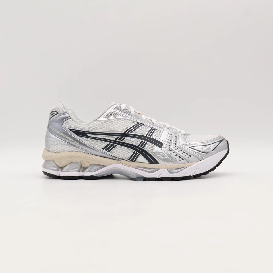 1203A537-110 Asics Gel-Kayano 14 blanco gris grafito (para hombre) - Imagen 3 de 4