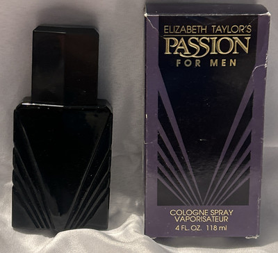 Passion by Elizabeth Taylor Cologne Spray 4 oz / e 120 ml for men new old stock