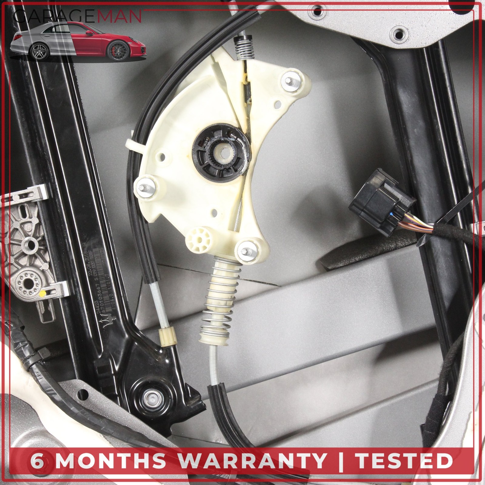 Maserati Ghibli 2014-2022 Rear Left Door frameworks Set Gray