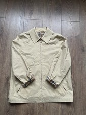 Vintage Burberrys Harrington Jacket Nova Check Size  M Beige England 90s