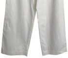 NWT! BR BANANA REPUBLIC WHITE IVORY WIDE LEG HIGH RISE PLEATED PANTS TROUSERS 8 — photo 9