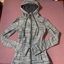 Lululemon Hooded Define Jacket Nulu Mini Space Dye Herringbone - Size 2