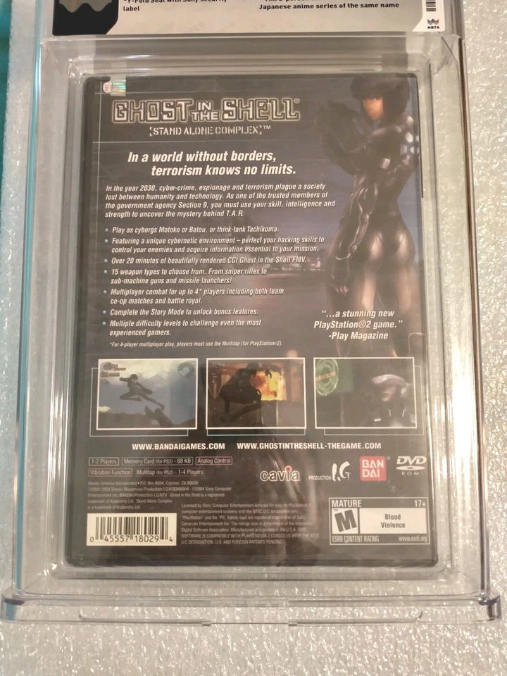 9.6 (A) WATA Ghost in the Shell: Stand Alone Complex Playstation 2 PS2 NEW YFOLD - Image 4 of 4