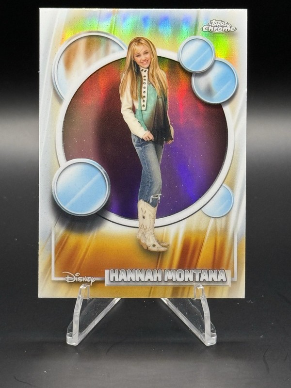 2026 Topps Disney Chrome Hannah Montana Refractor #4