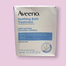 Aveeno Active Naturals Soothing Bath Treatment Packets 8.*
