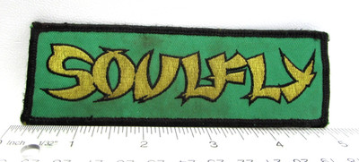 Vintage Soulfly 1999 Jacket Patch Phoenix AZ Brazilian American Heavy Metal Band