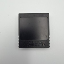 Official Nintendo GameCube Black Memory Card 251 Blocks DOL-014 Genuine OEM