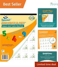 Single Digit Math Workbook Addition Subtraction Practice for Kids Pre-K to 1st