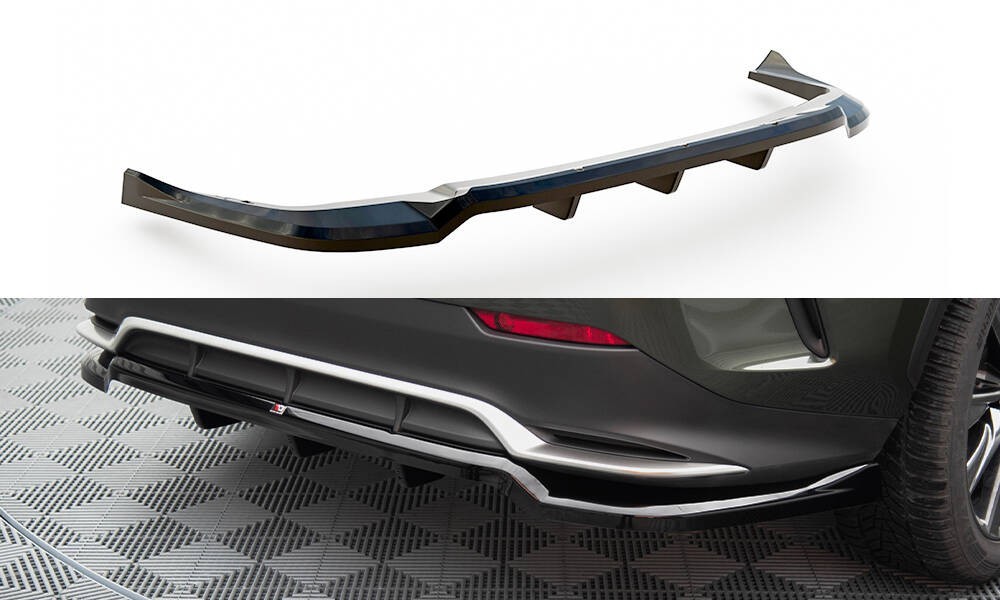 Extension de Diffuseur Maxton Noir Brillant pour Lexus NX Mk2 F-Sport