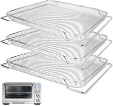 Air Fryer Basket for Breville Smart Oven Air Fryer Pro, 3pcs Stainless Steel ...