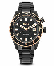 BOSS BOSSMATIC Herren Armbanduhr Automatik An...