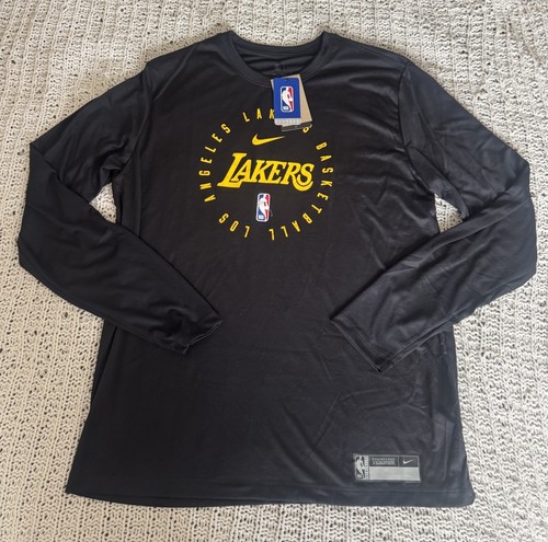 Nike Los Angeles Lakers Shooting Shirt Large Tall Men’s NBA Dri-Fit Long Sleeve