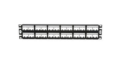Panduit CPPL48WBLY 2U 48-Port Mini-Com Modular Patch Panel   New in Box
