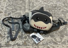 Emmzoe Toddler 3D Animal Harness Backpack  Shark  NWT