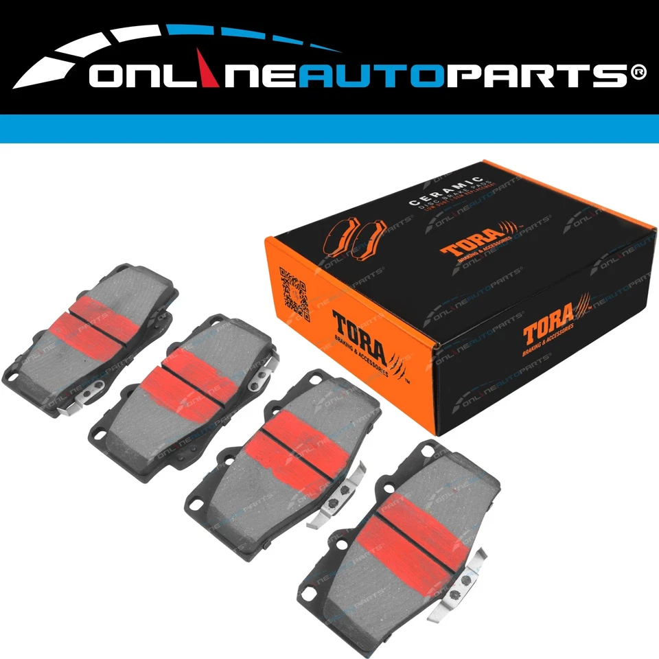 2 Front Disc Rotors + Brake Pads for Hilux 8/1988-7/1997 4x4 LN106 RN105 YN106 - Image 3 of 4