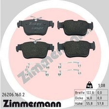 ZIMMERMANN BREMSBELÄGE VW GOLF CD1 DA1 SKODA OCTAVIA AUDI A3 SEAT CUPRA LEON
