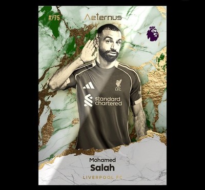 Mohamed Salah - Aeternus 2025-26 Topps Total Football - Liverpool Legend /75