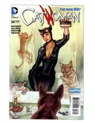 Catwoman #34 - Stephane Roux Selfie Variant - 2014 DC