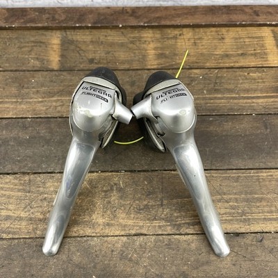 Vintage Shimano Ultegra ST-6501 Flight Deck Shifters Pair 9-Speed
