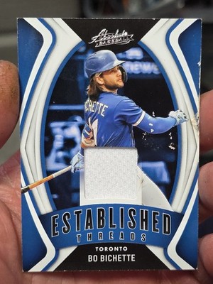2022 Panini Absolute - Established Threads Bo Bichette #ET-BB Retail (MEM)