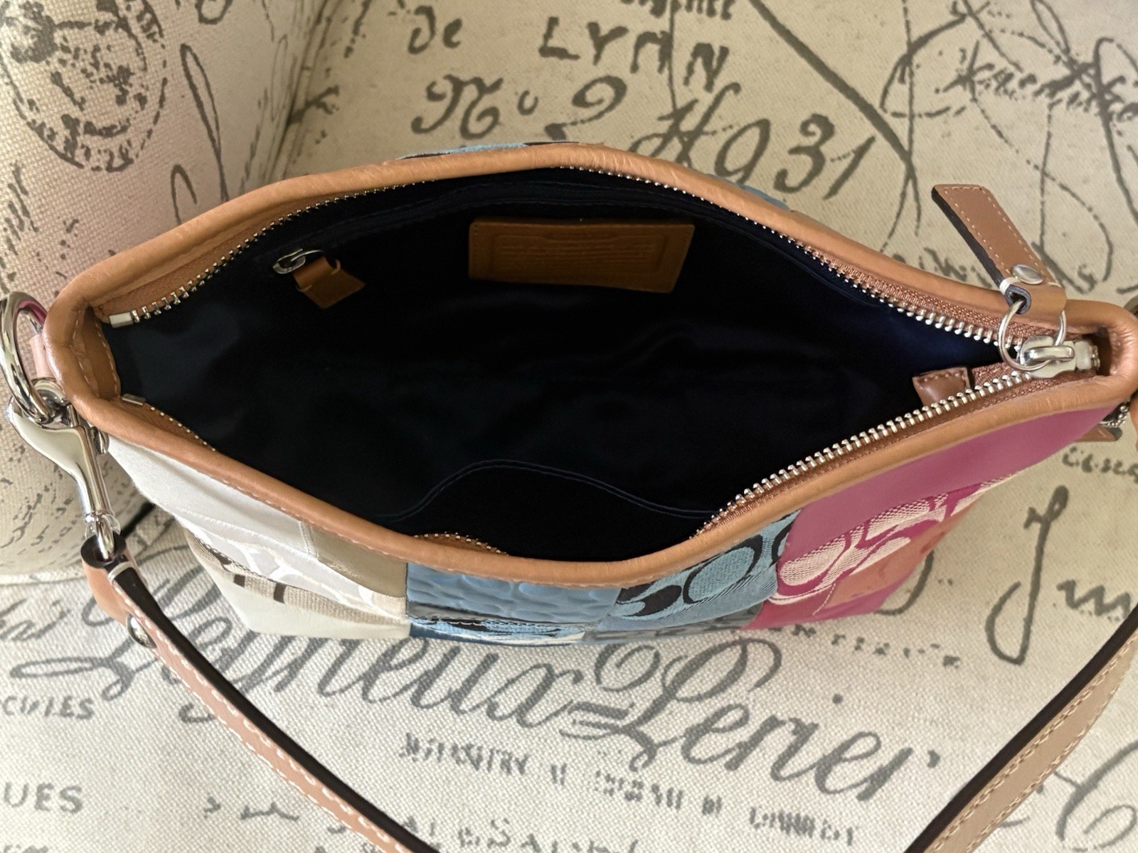 Coach Multicolor Spring Patchwork Demi Hobo Shoul… - image 12