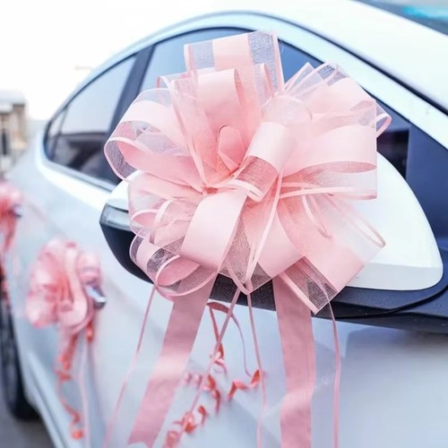 5Pcs Gift Wrap Wedding Car Bow Ribbons Pull Bows Knot Birthday Party Supplies - Picture 4 of 21