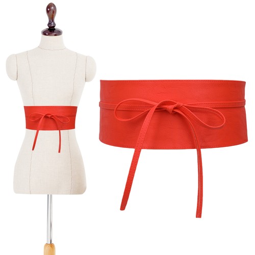Piel Sintética Moda Cinturón para Mujer Elegante Cinturilla Informal Fiesta Ropa - Imagen 44 de 72