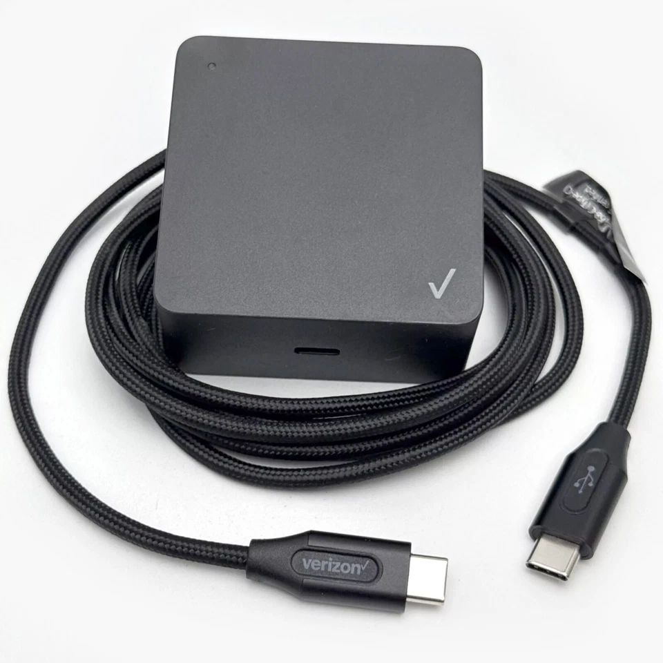 Verizon 45W Fast Charger + 6Ft USB-C Data Cable Kit for Galaxy S25/S24/S23/S22 - Image 3 of 4