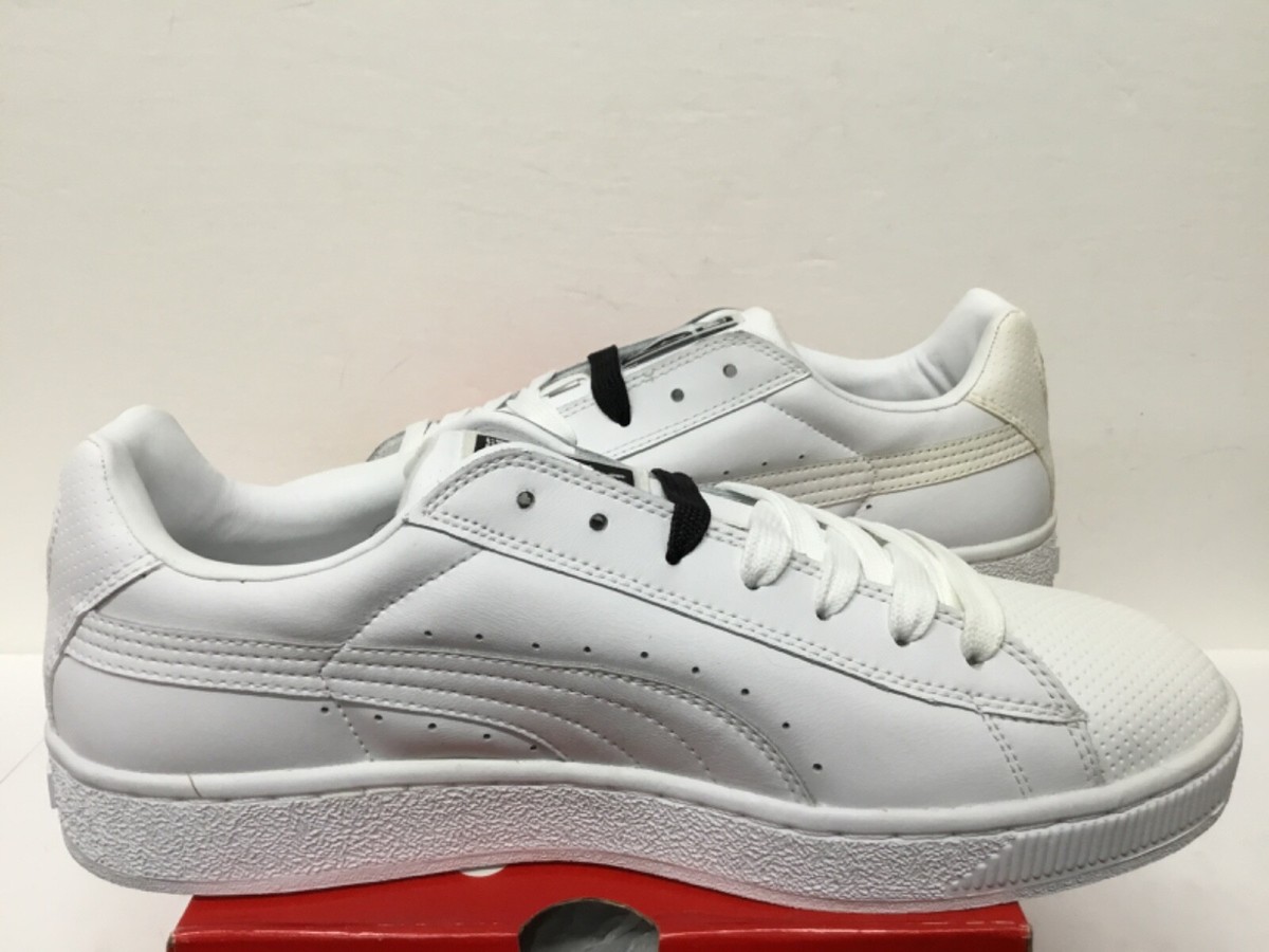 Puma Basket II Mens sneaker style# 347168 07 white 