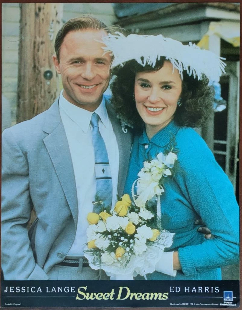 Ed Harris and Jessica Lange got married in Sweet Dreams org movie Lobby  Card 761 | eBay