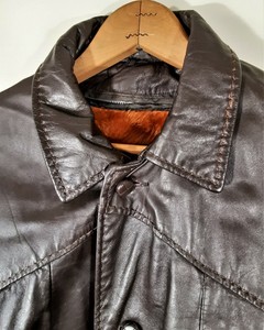used leather biker jacket