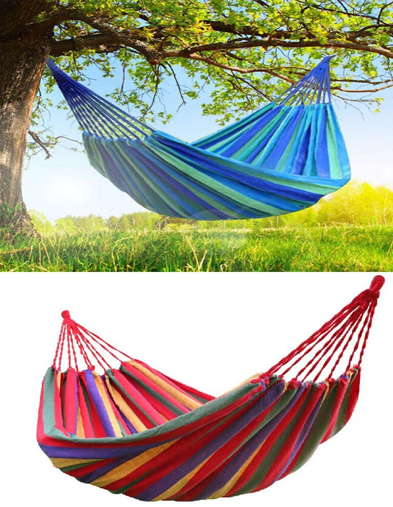 Outdoor Portable Hammock Swing Rope Chair for Garden Patio or Camping