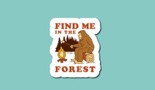 Funny Bigfoot Sticker, Laptop Sticker, Waterbottle Sticker, Waterproof