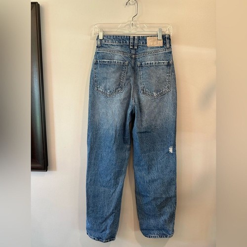 Zara high waisted distressed jeans - Picture 3 of 4