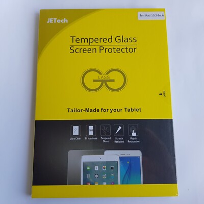 JETech Tablet Displayschutzfolie Apple iPad 10,2'' Zoll Hartglas Computer