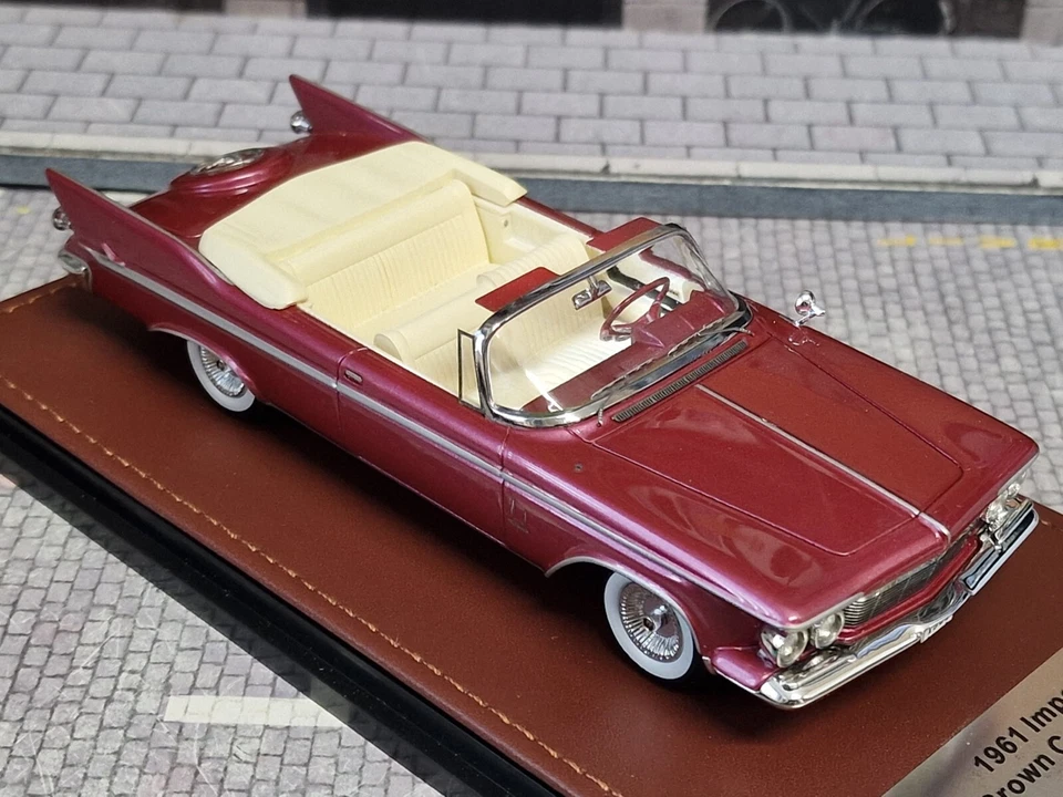 GLM MODELS 1/43 - IMPERIAL CROWN CABRIOLET OPEN 1961 - Immagine 4 di 4