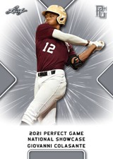 10-Count Lot Giovanni Colasante 2021 Leaf Perfect Game NIKE All-American Rookies