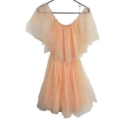 maje off the shoulder dress Off-The-Shoulder Midi Length Dress w/ Tags