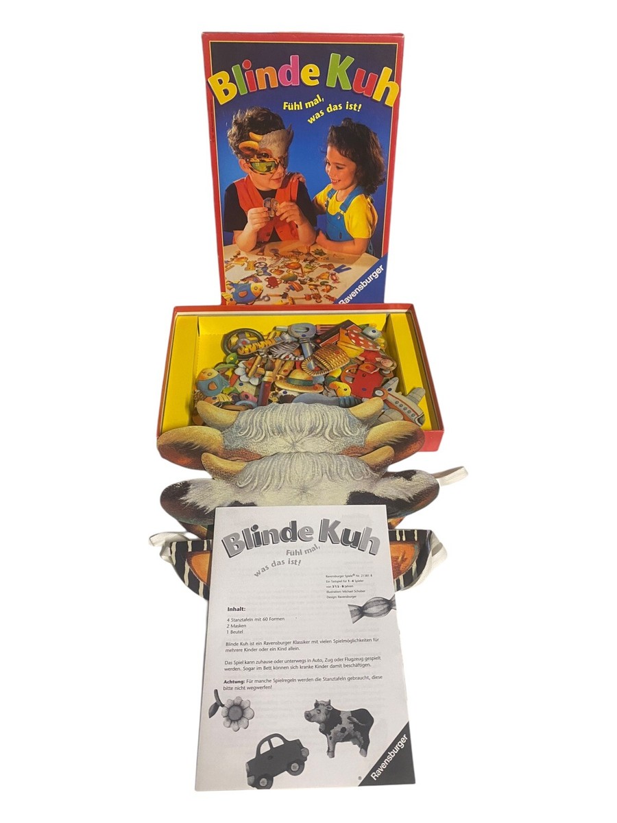Ravensburger Blinde Kuh - Gioco Tattile Per Bambini Da 3 Anni, Con Maschera E Oggetti Da Indovinare, I Miei Primi Giochi - 4